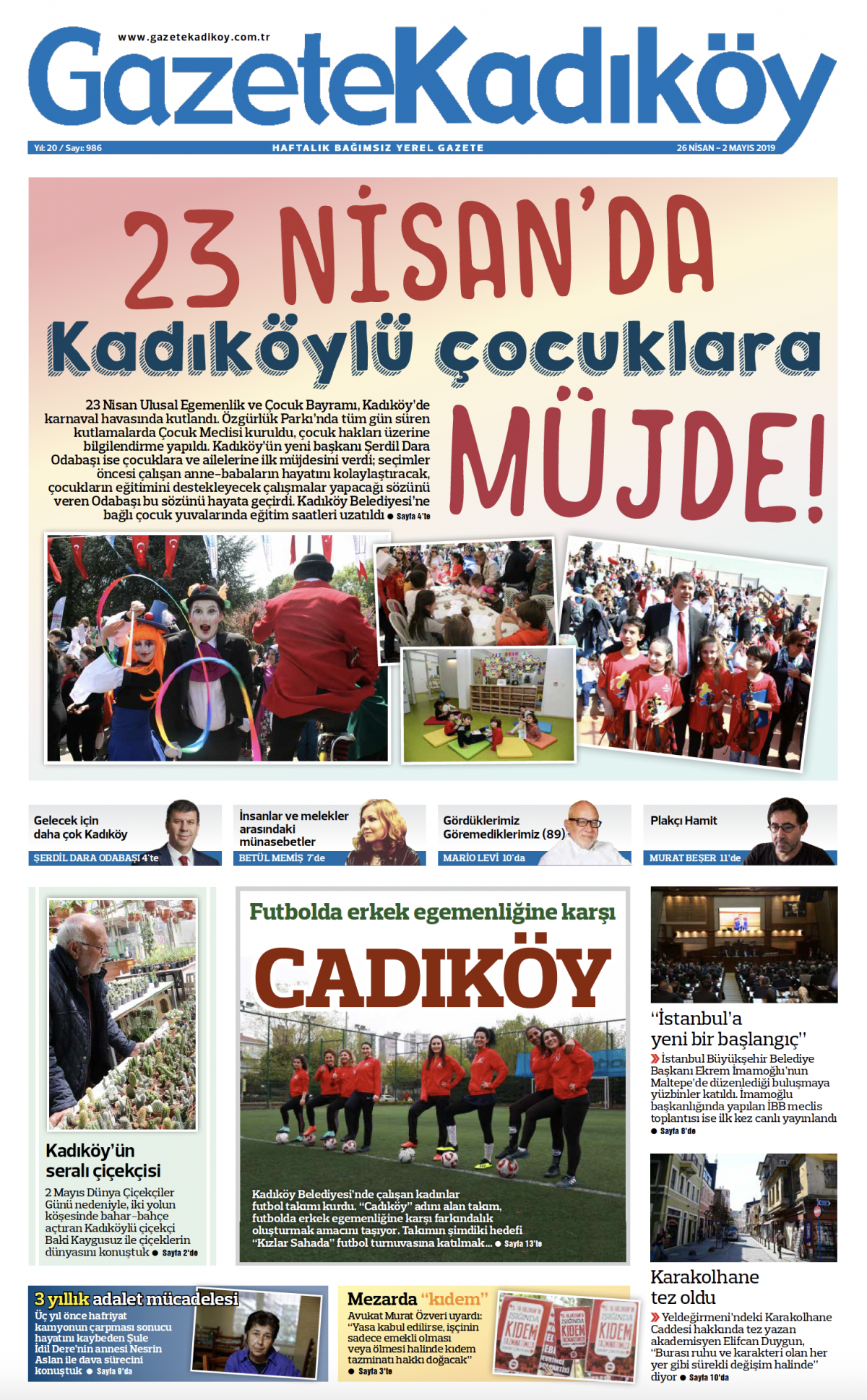 Gazete Kadıköy - 986. Sayı